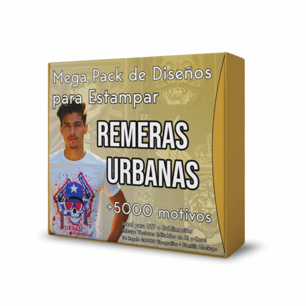 Pack de 5000 Vectores de Diseños Urbanos para Estampar