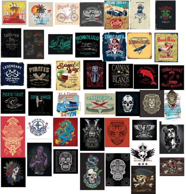 Pack de 5000 Vectores de Diseños Urbanos para Estampar - Image 5