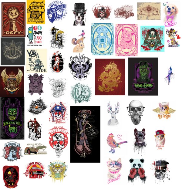 Pack de 5000 Vectores de Diseños Urbanos para Estampar - Image 6