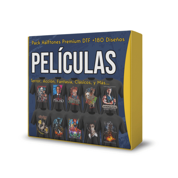 Pack de +180 Semitonos para DTF de Películas