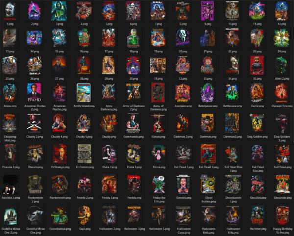 Pack de +180 Semitonos para DTF de Películas - Image 2