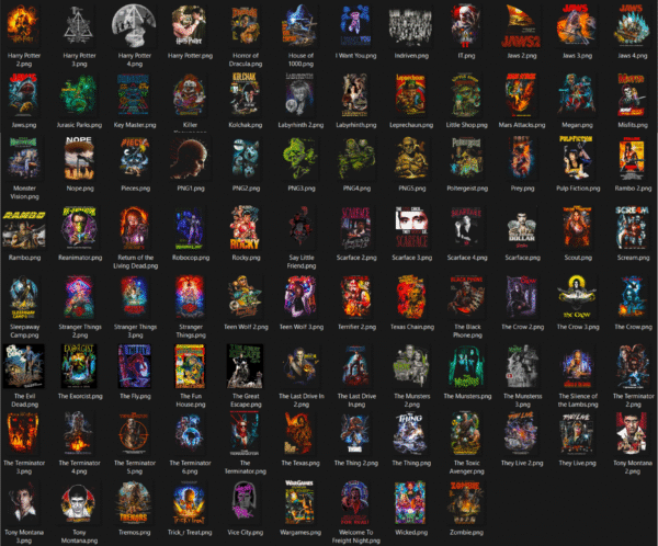 Pack de +180 Semitonos para DTF de Películas - Image 3
