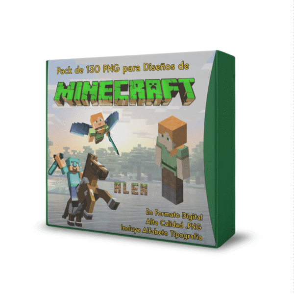 Pack 130 Diseños Png Minecraft