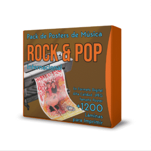 Pack de Posters de Música Rock y Pop Internacional para Imprimir