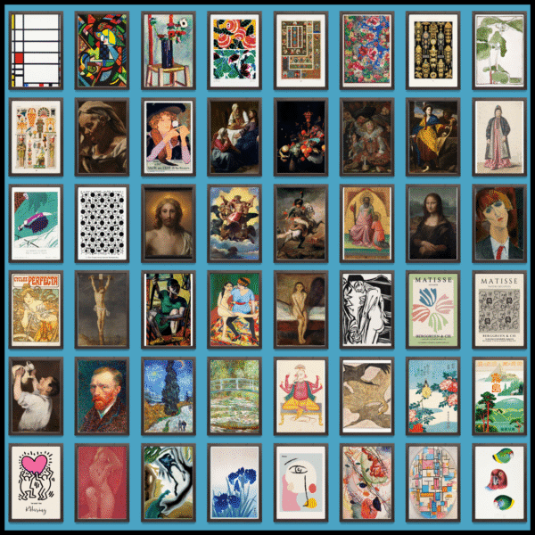 Pack Láminas De Arte Clásico Vintage Moderno Para Imprimir - Image 2