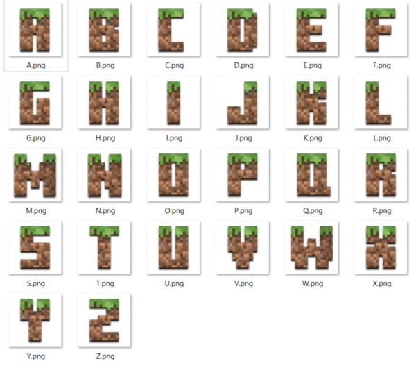 Pack 130 Diseños Png Minecraft - Image 3