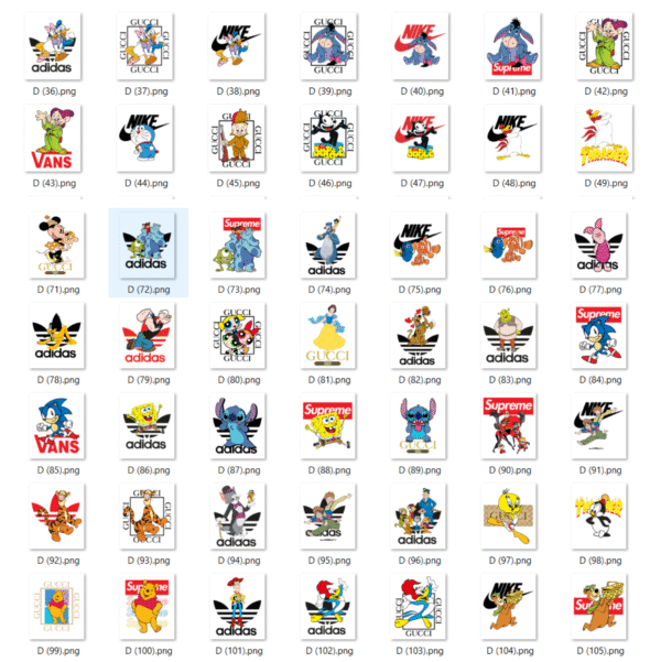 Pack de +400 Diseños de Marcas Famosas - Image 5