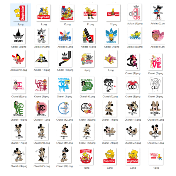 Pack de +400 Diseños de Marcas Famosas - Image 8