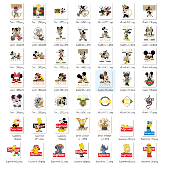Pack de +400 Diseños de Marcas Famosas - Image 9