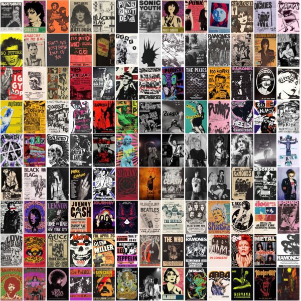 Pack de Posters de Música Rock y Pop Internacional para Imprimir - Image 3