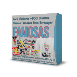 Pack de +400 Diseños de Marcas Famosas