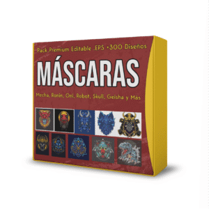 Pack de Máscaras Ronin, Oni, Geisha