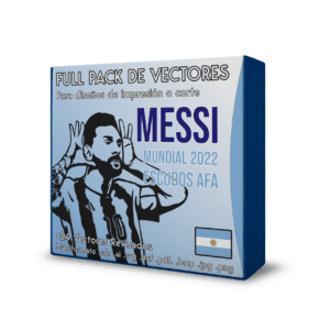 Pack de Vectores de Messi y la Copa del Mundo 2022 AFA