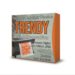 Pack +500 Diseños Trendy para Imprimir