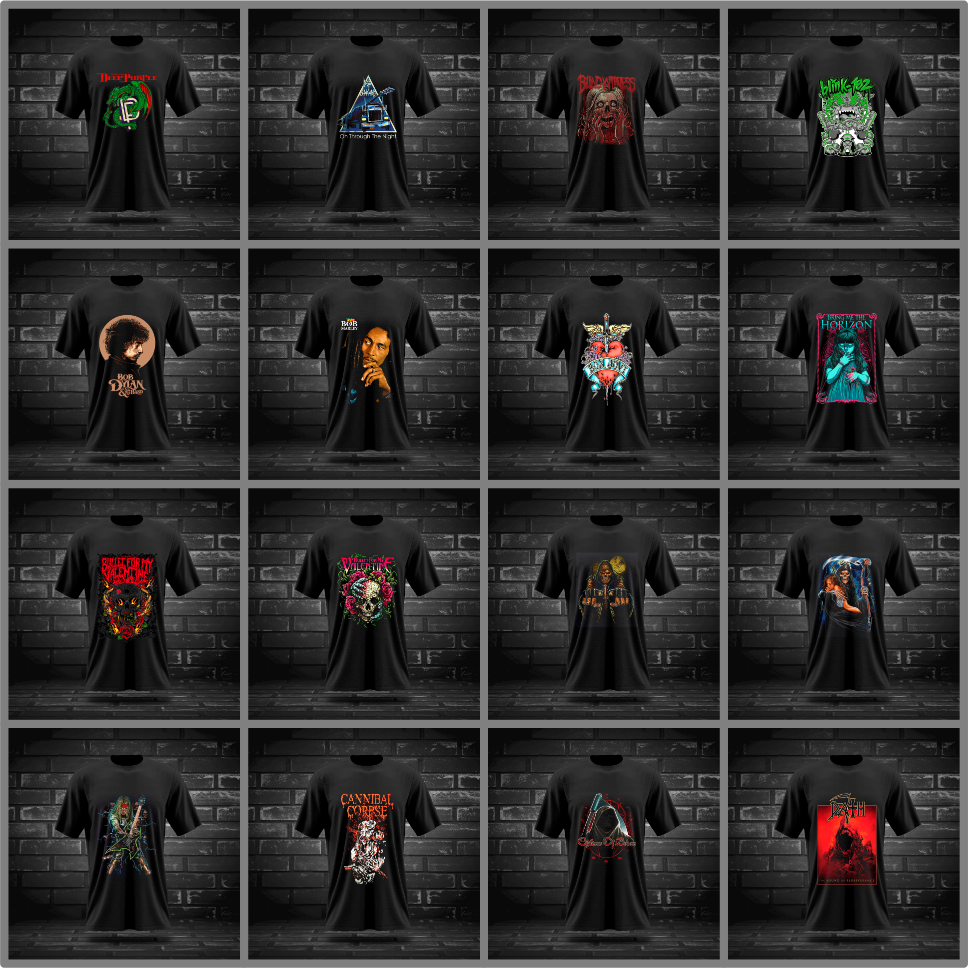 Pack + 700 Diseños Png Semitono Rock Y Metal Internacional - Image 5