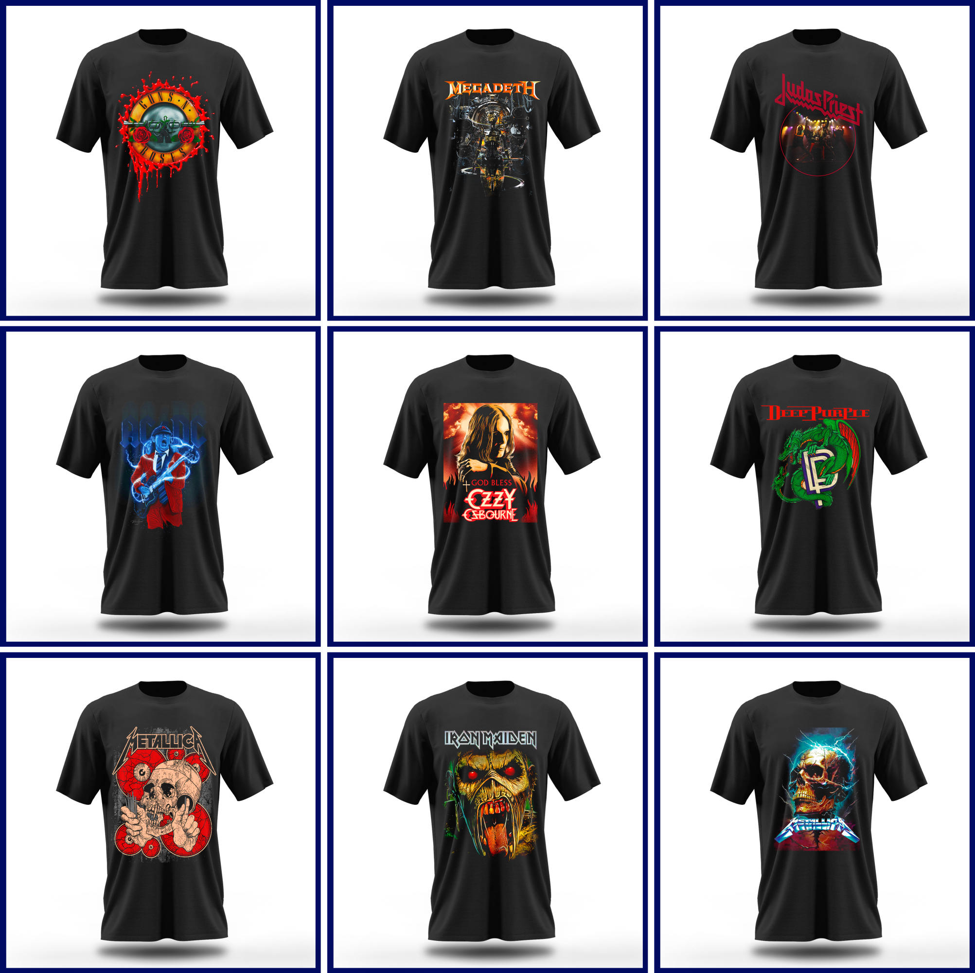 Pack + 750 Diseños Png Semitono Rock Y Metal Internacional - Image 8