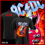 ACDC-001 - Remera de AC DC- Algodón Estampado