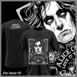 Alice Cooper-001 - Remera de Alice Cooper - Algodón Estampado