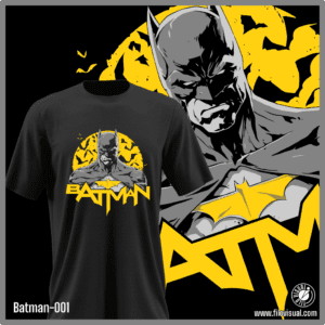 Batman-001 - Diseño de Batman - Remera de Algodón