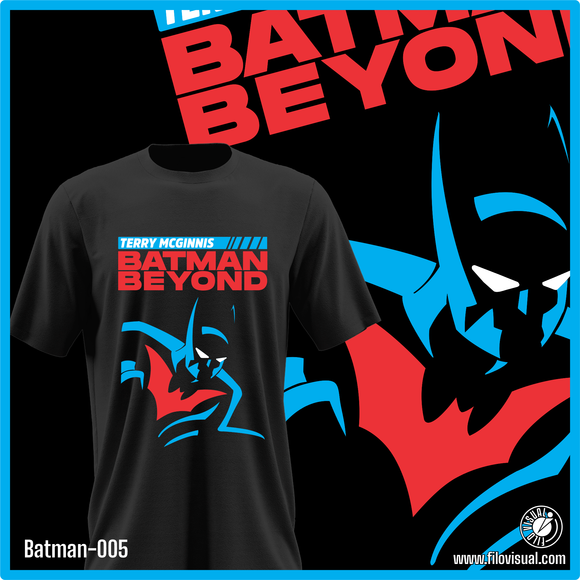 Batman-005 - Diseño de Batman - Remera de Algodón