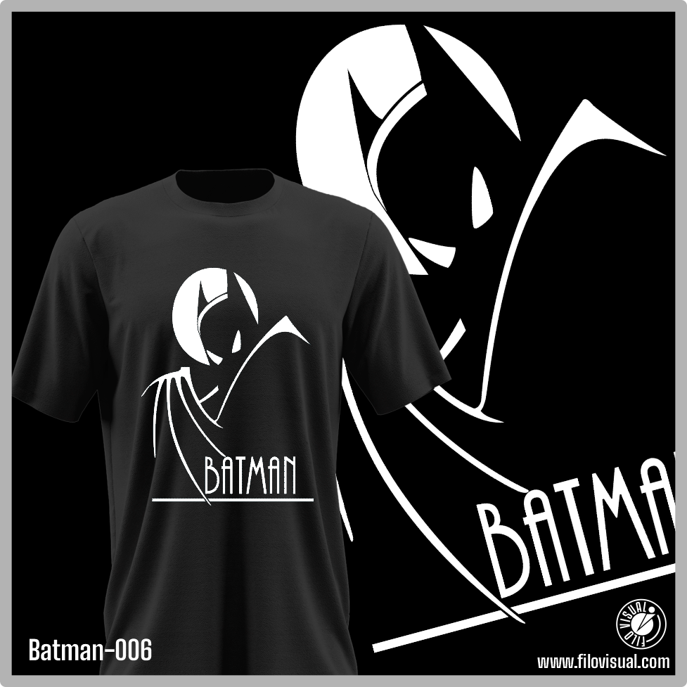 Batman-006 - Diseño de Batman - Remera de Algodón