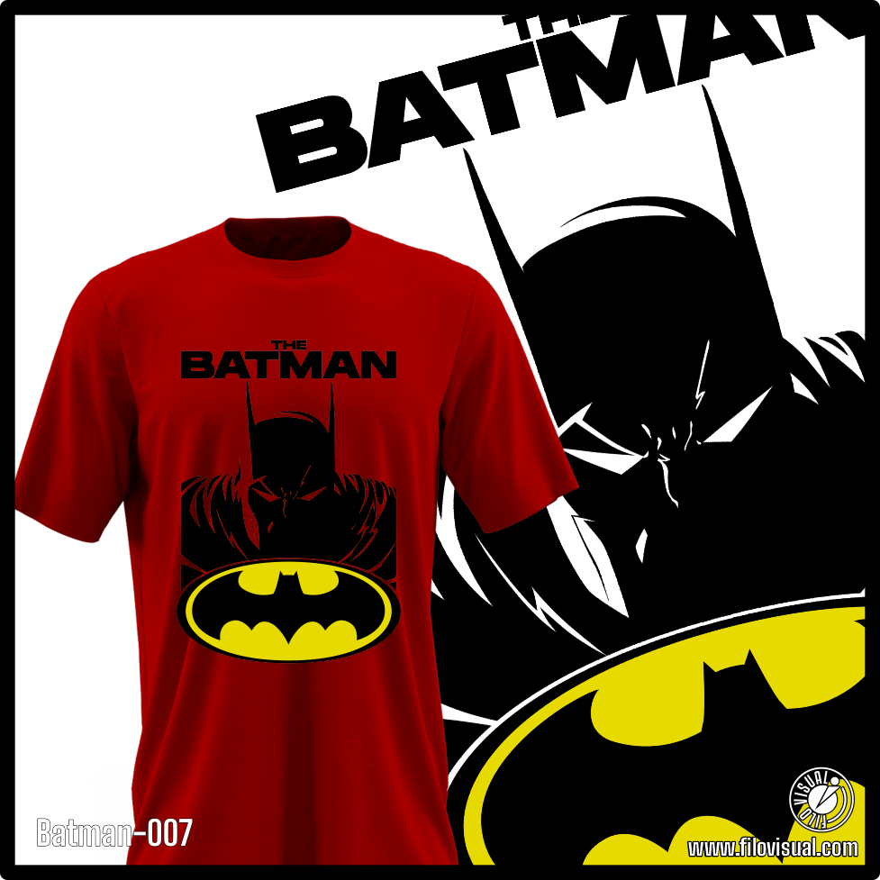 Batman-007 - Diseño de Batman - Remera de Algodón