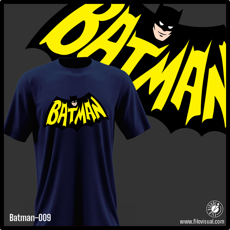 Batman-009 - Diseño de Batman - Remera de Algodón
