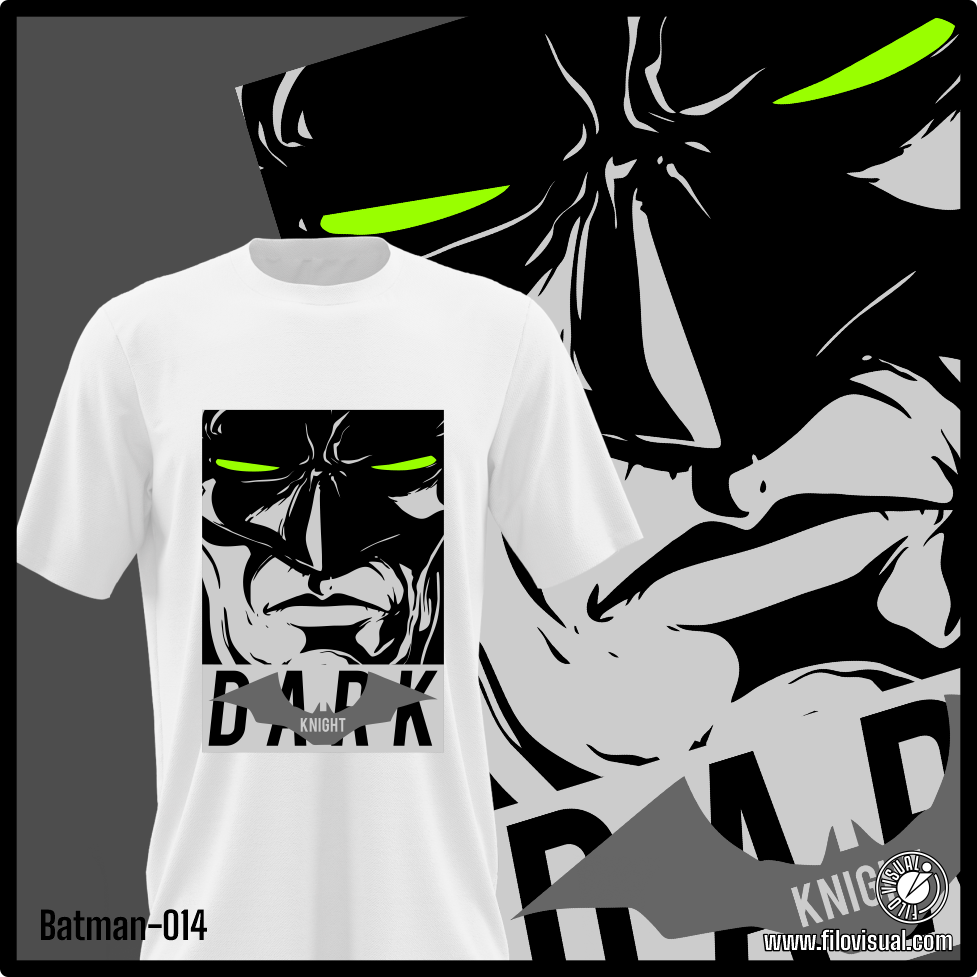 Batman-014 - Diseño de Batman - Remera de Algodón