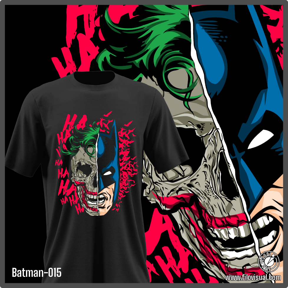 Batman-015 - Diseño de Batman - Remera de Algodón