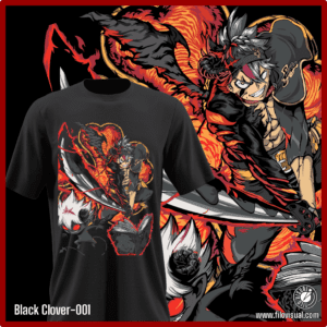 Black Clover-001 - Diseño de Black Clover - Remera de Algodón