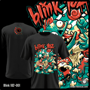 Blink 182-001 - Remera de Blink 182 - Algodón Estampado