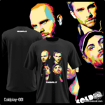 Coldplay-001 - Remera de Coldplay - Algodón Estampado