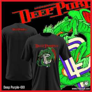 Deep Purple-001 - Remera de Deep Purple - Algodón Estampado