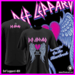 Def Leppard-001 - Remera de Def Leppard - - Algodón Estampado