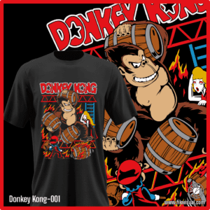 Donkey Kong-001 - Diseño de Donkey Kong - Remera de Algodón