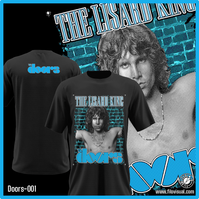 Doors-001 - Remera de Doors - Algodón Estampado