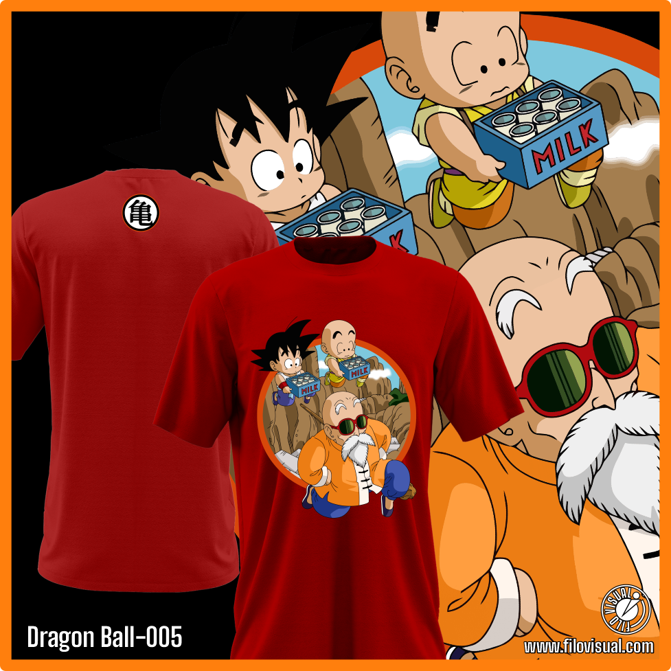 Dragon Ball-005 - Diseño de Dragon Ball - Remera de Algodón