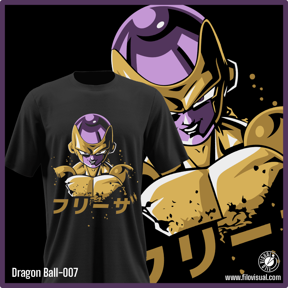 Dragon Ball-007 - Diseño de Dragon Ball - Remera de Algodón