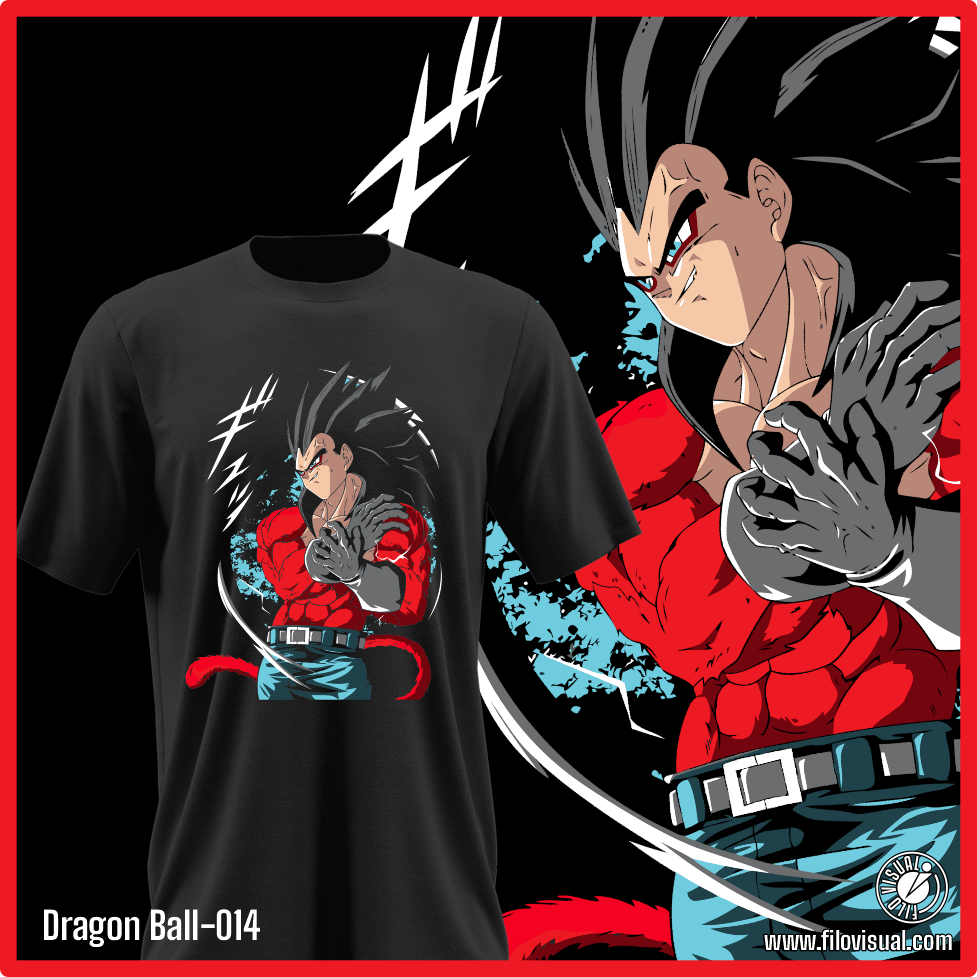 Dragon Ball-014 - Diseño de Dragon Ball - Remera de Algodón