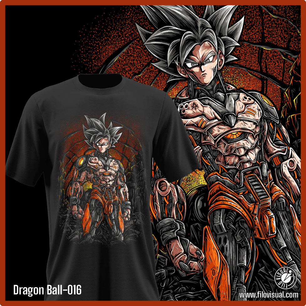 Dragon Ball-016 - Diseño de Dragon Ball - Remera de Algodón
