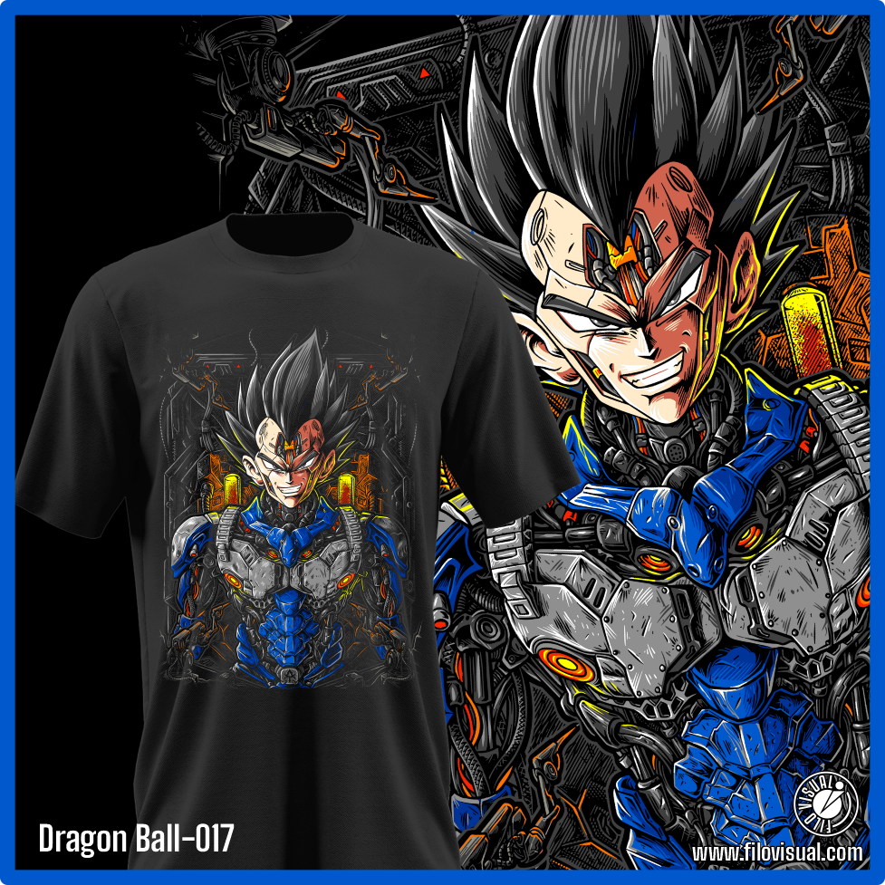 Dragon Ball-017 - Diseño de Dragon Ball - Remera de Algodón