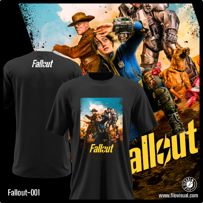 Fallout-001 - Diseño de Fallout - Remera de Algodón