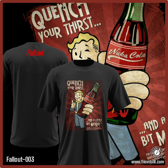 Fallout-003 - Diseño de Fallout - Remera de Algodón