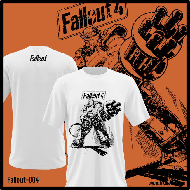 Fallout-004 - Diseño de Fallout - Remera de Algodón