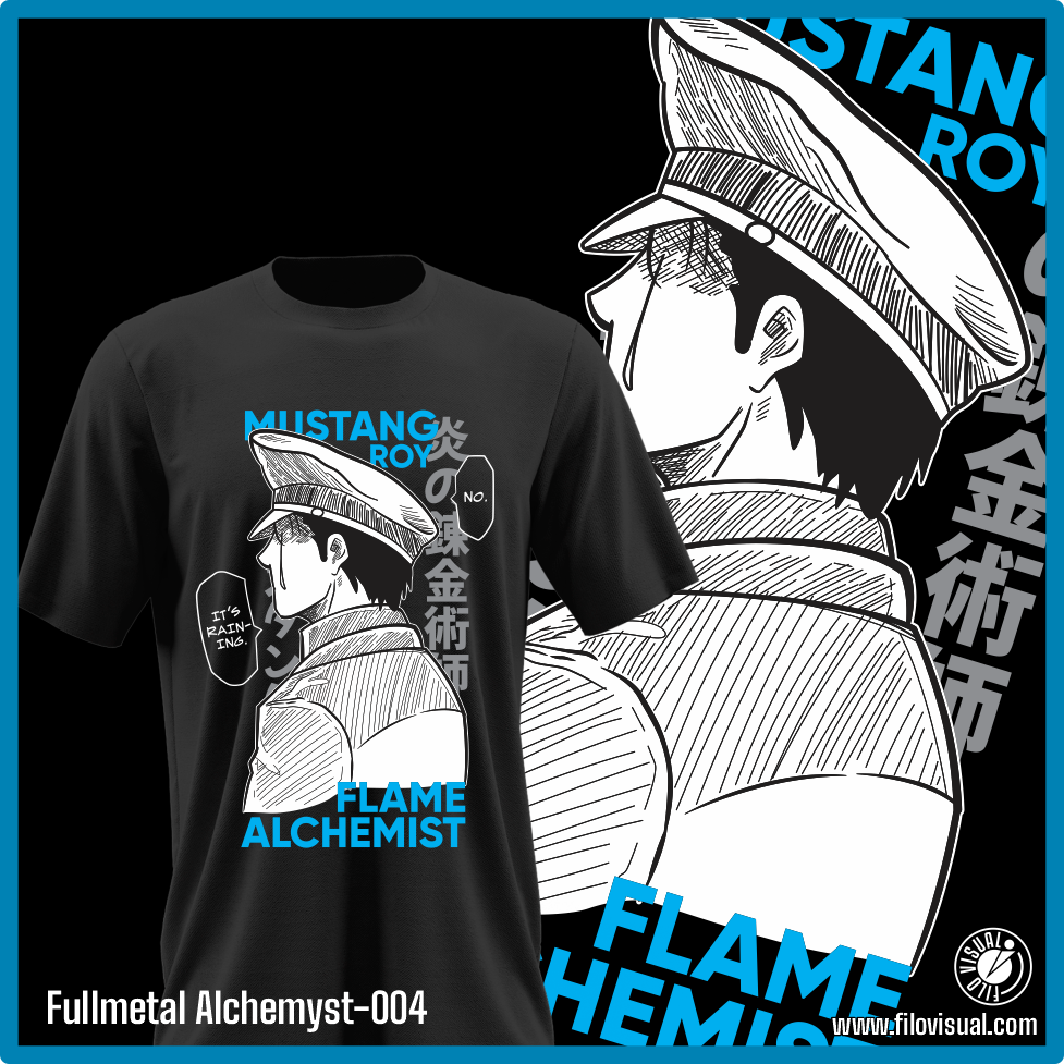 Fullmetal Alchemyst-004 - Diseño de Fullmetal Alchemyst - Remera de Algodón