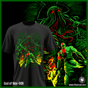 God of War-006 - Diseño de God of War - Remera de Algodón