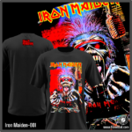 Iron Maiden-001 - Remera de Iron Maiden - Algodón Estampado