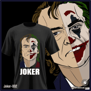 Joker-002 - Diseño de Joker - Remera de Algodón