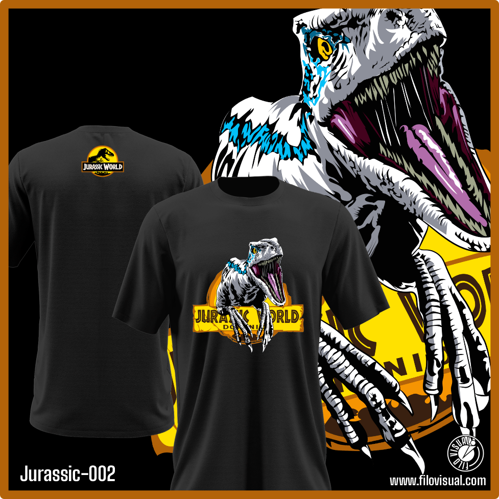 Jurassic-002 - Diseño de Jurassic - Remera de Algodón