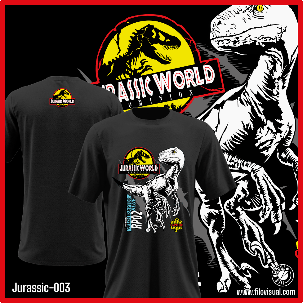 Jurassic-003 - Diseño de Jurassic - Remera de Algodón